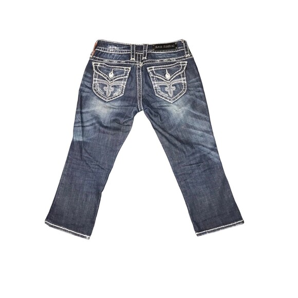 Rock Revival Eva Woman’s Easy Cropped Jeans 25 EUC - Picture 1 of 7